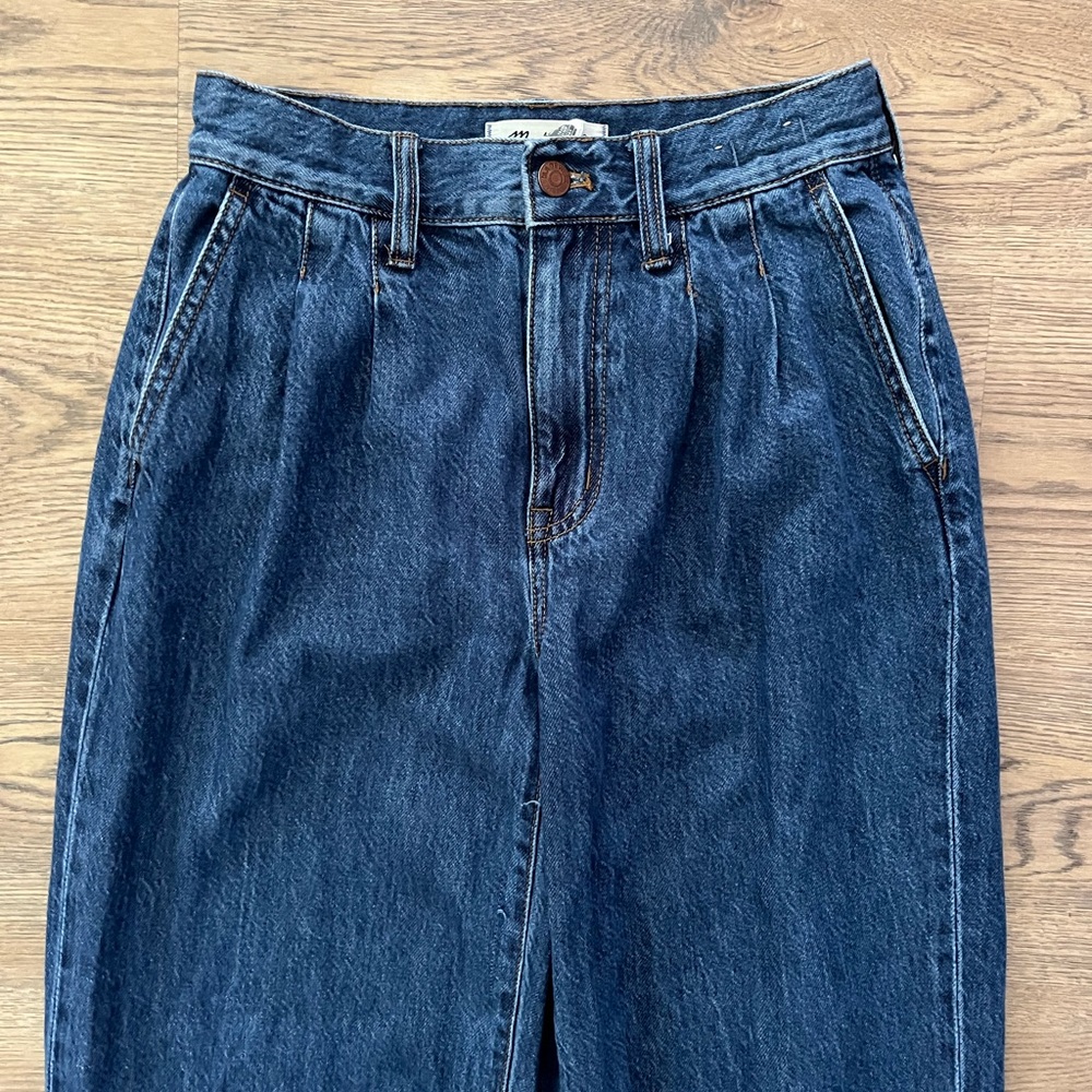 Madewell the Harlow wide leg Jean in fairson wash size 23 - Picture 6 of 12